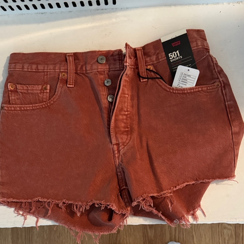 Levi's Women's 501 Rust Jean Shorts